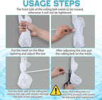 2 Sets 19.7 x 19.7 Inch Swamp Cooler Pump Swamp Cooler Filter Mesh Pump Basket - Image 4