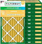 Filterbuy 16x30x2 Air Filter MERV 11 Superior Pet & Allergy Defense, by Filterbuy