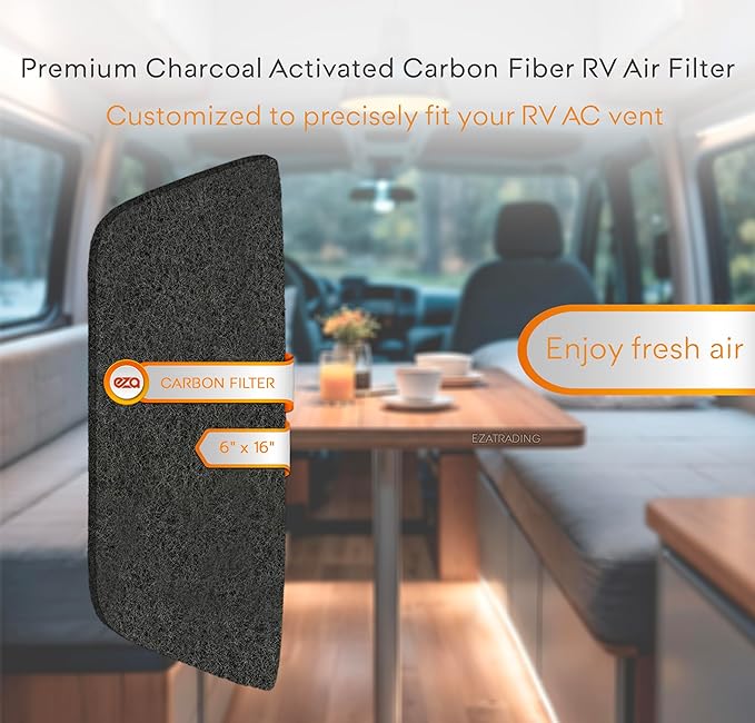 RV Premium Charcoal Activated Carbon Fiber Air Conditioner Filter - Image 3