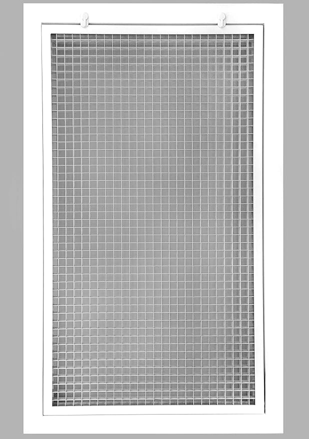 HVAC Premium 14" x 25" Cube Core Eggcrate Return Air Filter Grille by HVACPremium