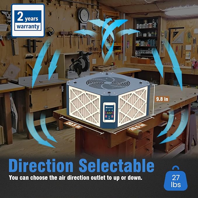 360° Woodshop Air Filtration System Woodworking - Image 6