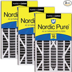 Nordic Pure 16x25x3 MERV 10 Plus Carbon Trion Air Bear Cub Replacement Air by NordicPure