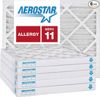 Aerostar 20x22x2 MERV 11, Pleated Air Filter, Box of 6, Made in the USA by AirFiltersDelivered