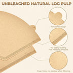 200 Count #4 Cone Coffee Filters 8-12 Cup, Unbleached Natural Paper, Disposable - Image 3