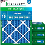 Filterbuy 18x20x4 Air Filter MERV 13 Optimal Smoke & Allergy Defense, by Filterbuy