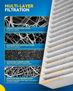 PHILTOP Cabin Air Filter, ACF072 Replaces - Image 2