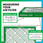 Filterbuy 15x25x1 Air Filter MERV 11 Superior Pet & Allergy Defense, - Image 2