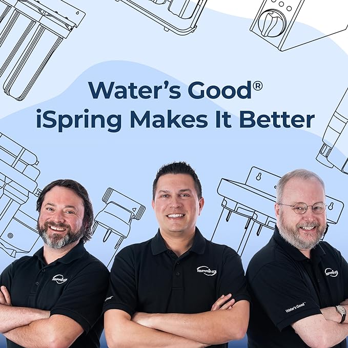 iSpring WGB21B-DS+AHPF12MNPT16X2 2-Stage Whole House Water Filtration System - Image 9