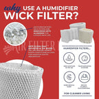 Air Filter Factory Replacement For ReliOn RCM-832 Humidifier Wick Filters 2-Pack - Image 6