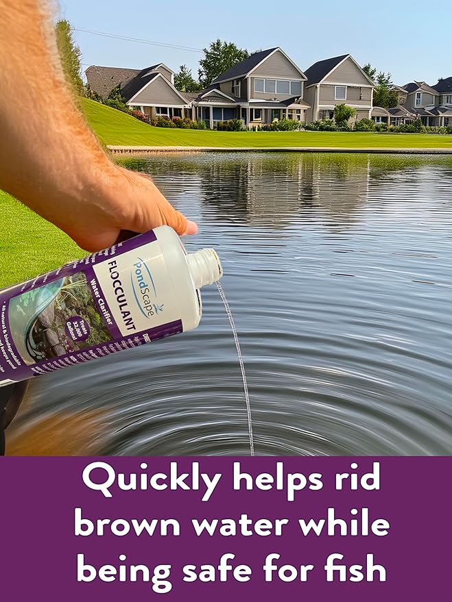 PONDSCAPE Pond Flocculant – Clears Cloudy & Murky Pond Water – Fast-Acting - Image 5
