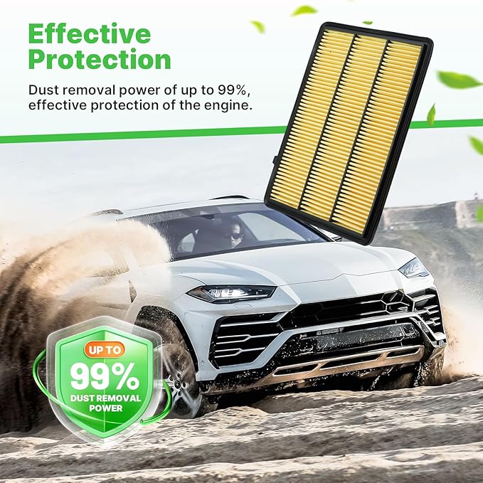 2PCS Engine Air Filter Fit for Infiniti QX50 2019-2025, QX55 2022 2023 2024 - Image 5