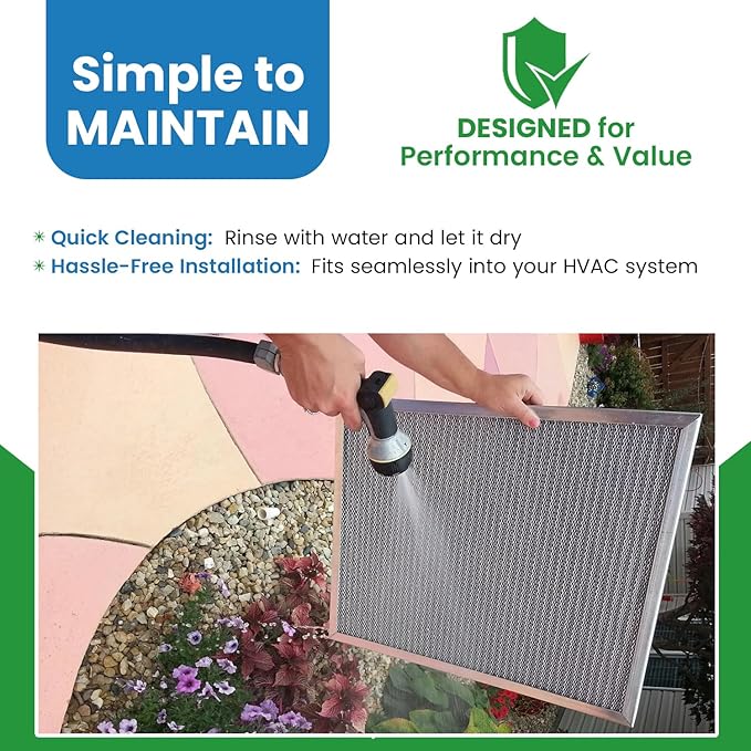 Filter Everything Reusable Air Filter 16x20x1 MERV 9, Part Number 917763 - Image 6