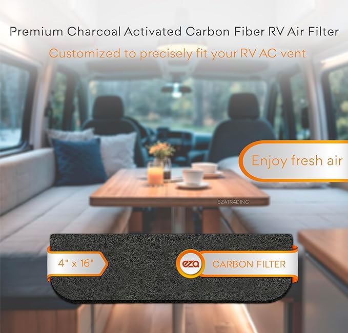 RV Premium Charcoal Activated Carbon Fiber Air Conditioner Filter - Image 3