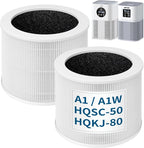 2 Pack A1 Filter Replacement For VEWIOR Air Puri-fier HQSC-50 HQKJ-80 A1W by PAYUDAL