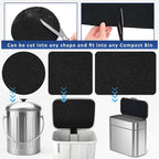 Square Compost Bin Charcoal Filters 78.7 x 5.5 Inch, Activated Carbon Filter - Image 5