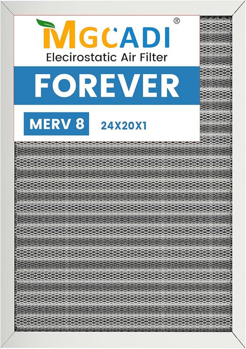 20x24x1 HVAC Furnace Air Filter, Lasts a Lifetime, the Last HVAC Filter You by MGCADI