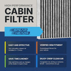 Spearhead Odor Defense Breathe Easy Cabin Filter | Fits Altima, Eclipse Cross - Image 3