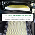2PCS Cabin Engine Air Filter JMY09 JMP100 Kit Fits - Image 3