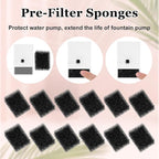 30 PCS Replaced Foam Filters, Pet Fountain Replacement Filters Cat Water - Image 5