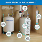Aquasana SmartFlow® Reverse Osmosis Water Filter | RO Under Sink System | WQA - Image 9