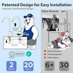 iSpring RCC7AK, NSF Certified, 75 GPD, Alkaline 6-Stage Reverse Osmosis System - Image 5