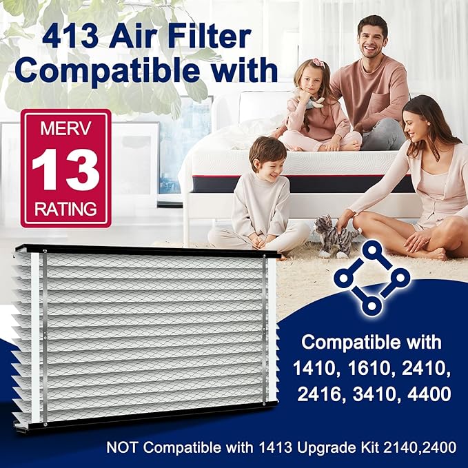 2-Pack 413 Filter Replacement Compatible - Image 3