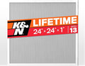 K&N 24X24X1 HVAC Furnace Air Filter, Lasts a Lifetime, Merv 13, the Last HVAC by KNEngineeringInc