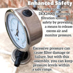 DEX2400S Air Relief Valve and Gauge Adapter Assembly Compatible - Image 7