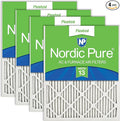 Nordic Pure 16x16x1 Pleated MERV 13 Air Filters 4 Pack by NordicPure
