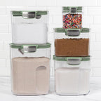 ProKeeper+ Airtight Food Storage Container Set – Clear Plastic Flour and Sugar - Image 4