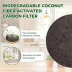 Compost Filters, 7.25 Inch | Biodegradable Coconut Fiber Charcoal Air Filters - Image 6