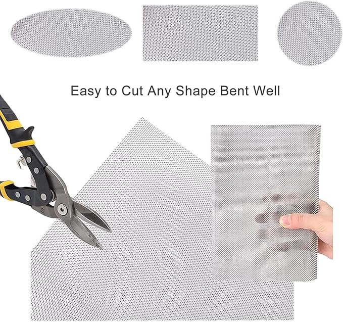 Stainless Steel Woven Wire Mesh, 304 Insect Screen, 30 Mesh Window Grid - Image 5