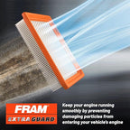 FRAM Extra Guard Flexible Panel Engine Air Filter Replacement, Easy Install - Image 5
