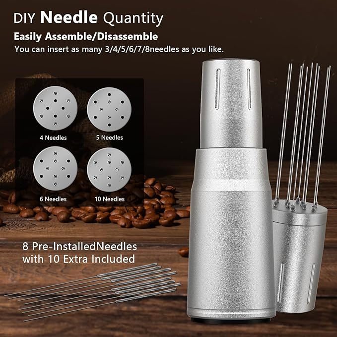WDT Tool Espresso Distributor Accessory kit &1.7mm Thickness 150μm Mesh Puck - Image 3