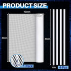 Woanger 1 Pcs 1000 x 300 mm DIY PC Case Dust Filter PC Fan Mesh Filter Air Vent - Image 2