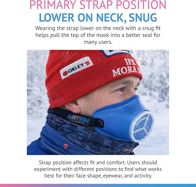 Cold-Weather Breathing Mask for Athletes & Cold-Air-Sensitive Users — Warms & - Image 6