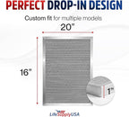 16x20x1 Electrostatic Air Filter, MERV 8, Reusable Furnace AC/HVAC Filter - Image 6