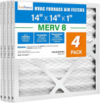 LotFancy 14x14x1 Air Filter MERV 8 4-Pack, Electrostatic Pleated Furnace & AC - Image 9