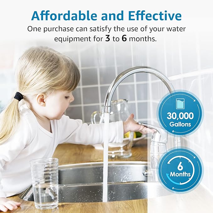AQUA CREST FXHTC 5 Micron 10" x 4.5" Whole House Water Filter Replacement - Image 9