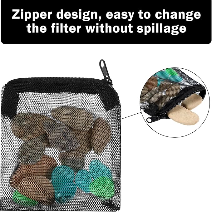 10 Pcs Aquarium Media Bags, 3.9" X 4" Filter Media Bag Small Media Bags - Image 5