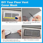 4 PCS DIY Magnetic Vent Covers-13.8" x 11.8" Customizable Air Register - Image 2