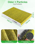 Engine & Cabin Air Filter Set for Toyota Sequoia V6-3.4L, Tundra V6-3.4L. - Image 2