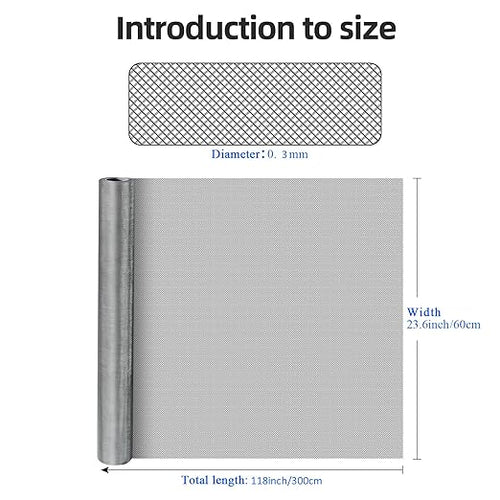 20 Mesh 304 Stainless Steel Mesh Screen, Rust Free Woven Wire Mesh, Metal Mesh - Image 2