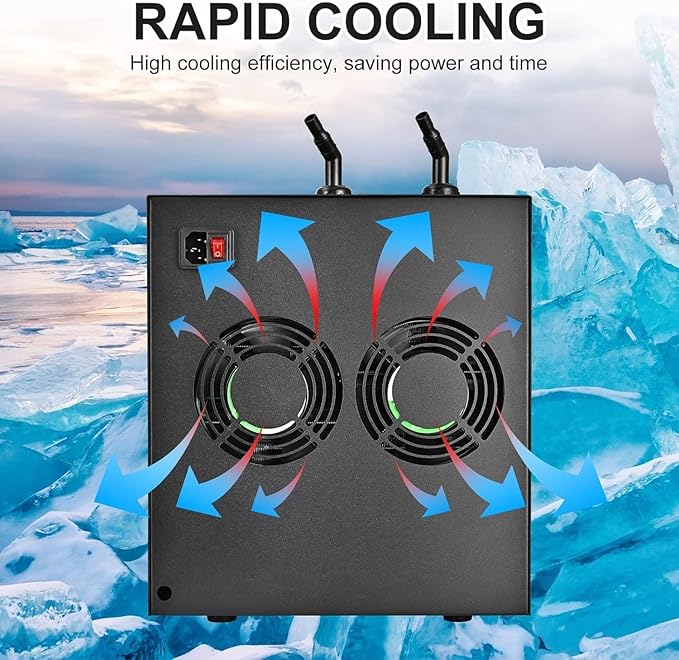 Water Chiller for Cold Plunge 79 Gal, 1/3 HP Aquarium Chiller, Cooling System - Image 2