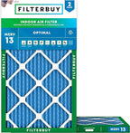 Filterbuy 10x18x1 Air Filter MERV 13 Optimal Smoke & Allergy Defense, by Filterbuy