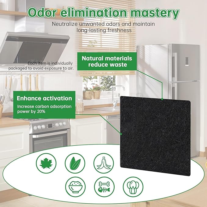 16-Pack Trash Can Odor Absorbing Filter Refills Compatible - Image 6