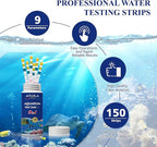 Aquarium Water Test Kit 9-in-1, Aquarium Ammonia Test Strips - Image 3
