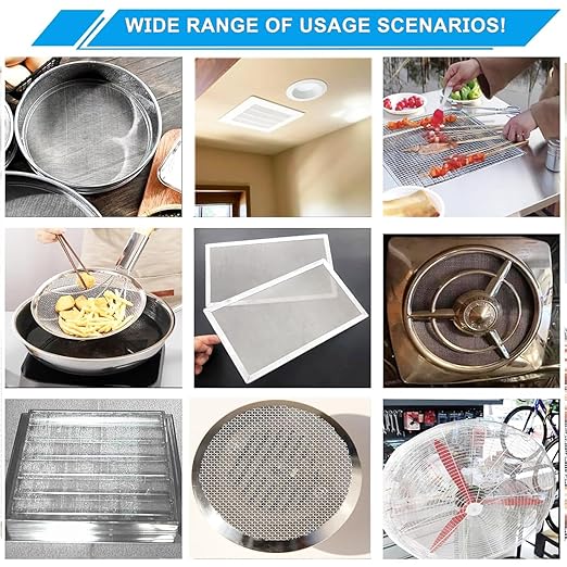 10 Mesh Stainless Steel Mesh Screen 304, 15.7'' x 147'' Metal Mesh Screen - Image 7