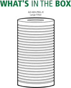 AO Smith 4.5"x10" 25 Micron Sediment Water Filter Replacement Cartridge - Image 2