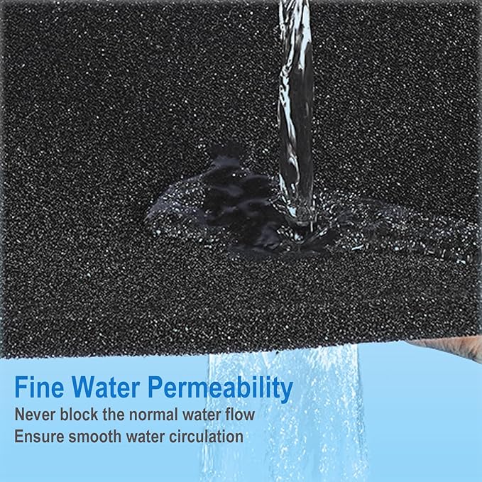 AQUANEAT Aquarium Bio Sponge Filter Media Pad 36" x 12" x 1" / 72" x 12" x 1" - Image 7